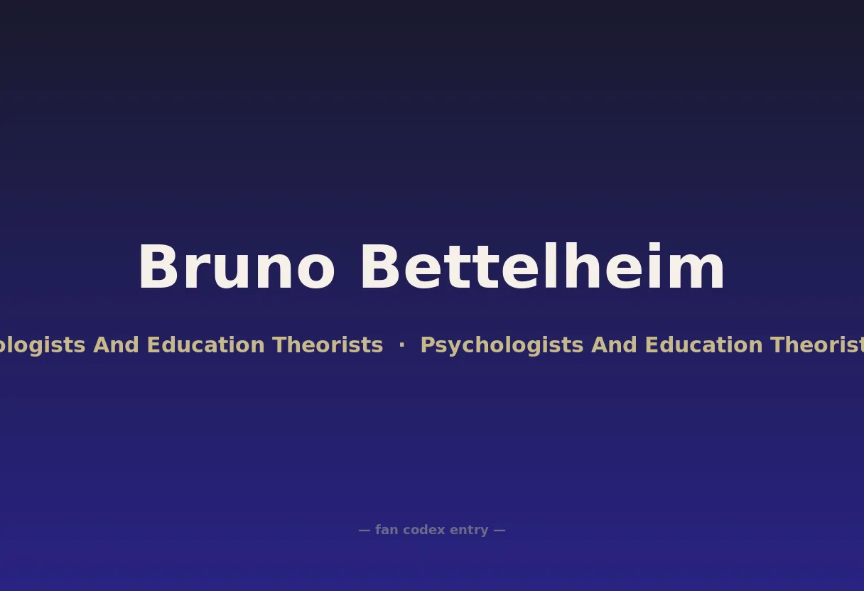 Bruno Bettelheim