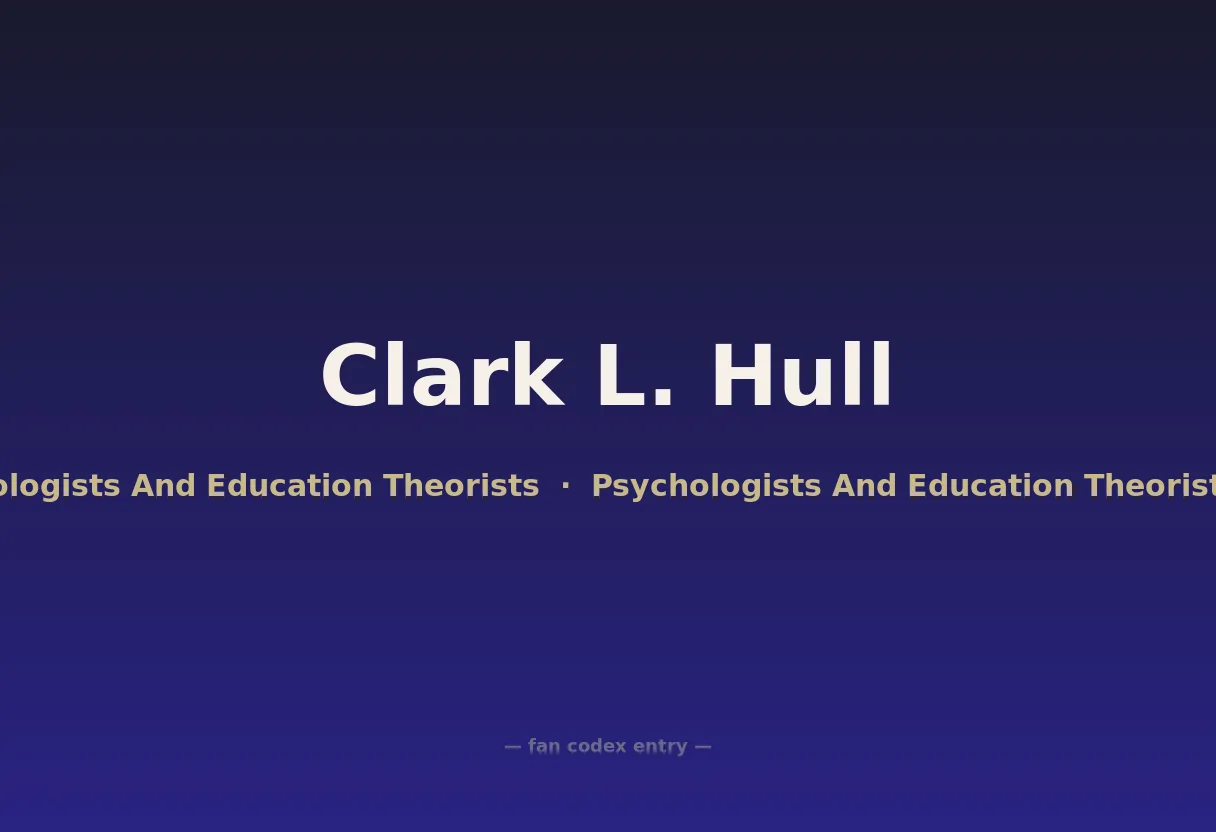 Clark L. Hull