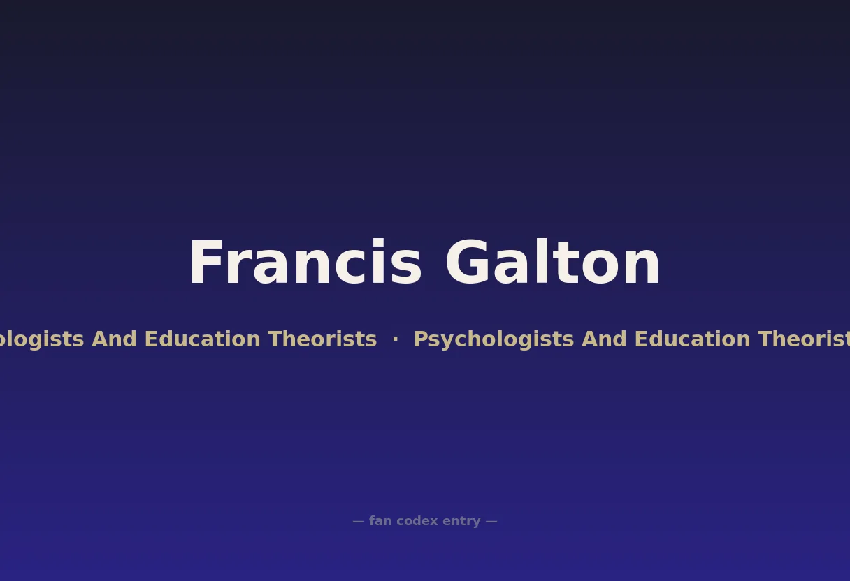 Francis Galton